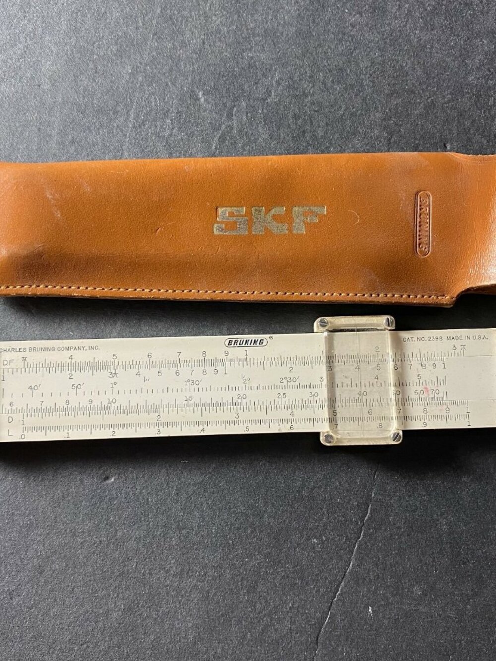 Vintage Bruning  Pocket Scale Ruler No. 2398